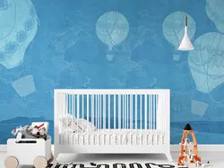 پوستر دیواری کودک طرح بالن W10057110 - خرید با بهترین قیمت - والینو