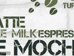 پوستر دیواری کافی شاپ طرح نقشه و قهوه W12017110 - خرید با بهترین قیمت - والینو