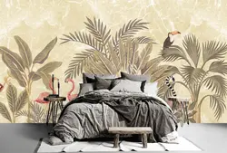 پوستر دیواری لاکچری جنگل W10045610 - خرید با بهترین قیمت - والینو