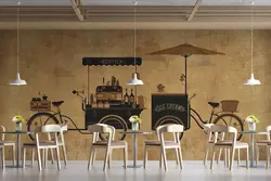 پوستر دیواری کافی شاپ W10047300 - خرید با بهترین قیمت - والینو