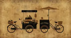 پوستر دیواری کافی شاپ W10047300 - خرید با بهترین قیمت - والینو