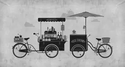 پوستر دیواری کافی شاپ W10047310 - خرید با بهترین قیمت - والینو