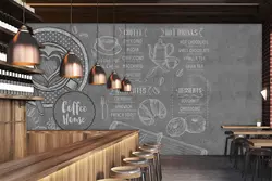 پوستر دیواری کافی شاپ W10047810 - خرید با بهترین قیمت - والینو