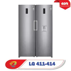 یخچال فریزر ال جی 414-411 | قیمت یخچال دوقلو 414-411