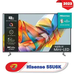 قیمت تلویزیون هایسنس U6K سایز 55 | تلویزیون 55u6KQ