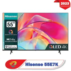 تلویزیون هایسنس E7K سایز 55 | خرید تلویزیون 55E7K