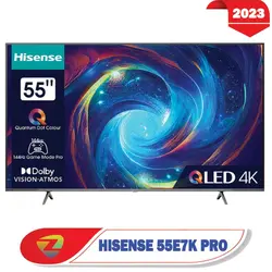 تلویزیون هایسنس E7K PRO سایز 55 | خرید تلویزیون 55E7K PRO