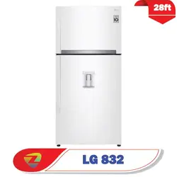 قیمت یخچال فریزر ال‌ جی 832 | خرید یخچال بالا پایین GRM-832DHWL