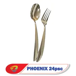 خرید سرویس قاشق چنگال 24 نفره فونیکس - قیمت قاشق چنگال PHOENIX