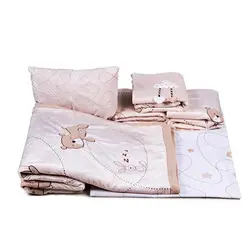 ست رختخواب هفت تکه رز برن طرح Bear & Kite