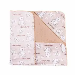 پتو دورپیچ کلاه دار رزبرن طرح Gutty Bear