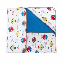 پتو دورپیچ کلاه دار رزبرن طرح میمون و لنگر