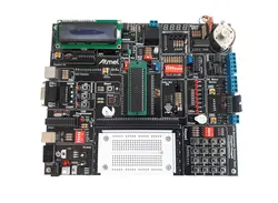 برد آموزشی میکروکنترلر AVR همراه با کیف
