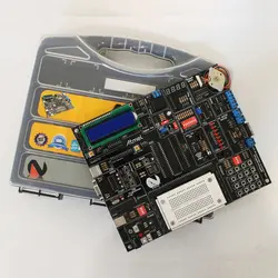 برد آموزشی میکروکنترلر AVR همراه با کیف
