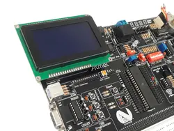 برد آموزشی میکروکنترلر AVR همراه با کیف