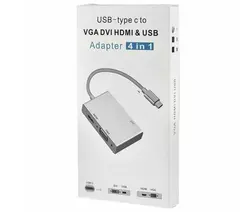 تبدیل USB-C به VGA/DVI/HDMI/USB با کیفیت 4K