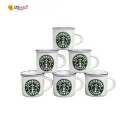 فنجان قهوه خوری استارباکس سفید 6تایی