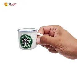 فنجان قهوه خوری استارباکس سفید 6تایی