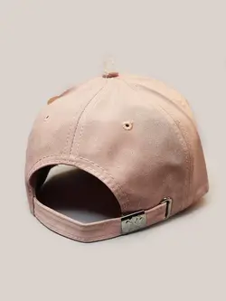 کلاه کپ رنگ صورتی طرح NY لاکچری کد 7506