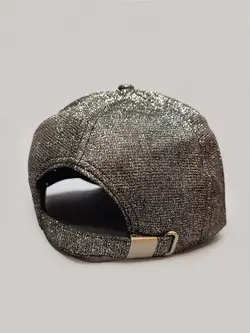 کلاه کپ لمه دار شاین رنگ طوسی کد 7328