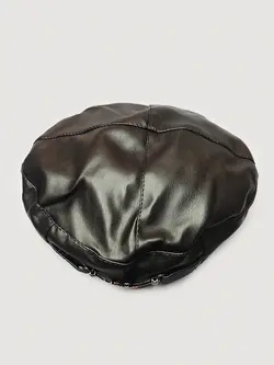 کلاه برت چرم نگین دار CK اورجینال کد 3177