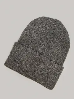 کلاه بافتنی ذغالی طرح NY کد 1896