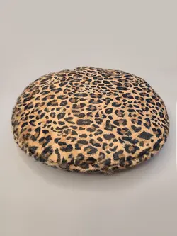 کلاه فرانسوی برت پشمی طرح پلنگی لاکچری کد 1996