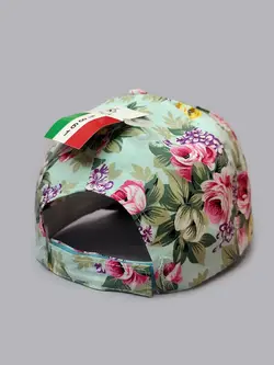 کلاه کپ ایتالیایی Roma طرح گل لاکچری کد 3963