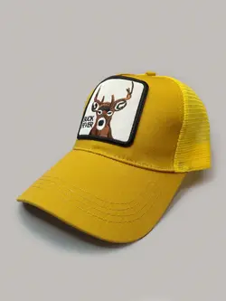 کلاه گورین زرد طرح گوزن Buck Fever کد 3550