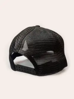 کلاه کپ مشکی ساده پشت تور وارداتی کد 3194