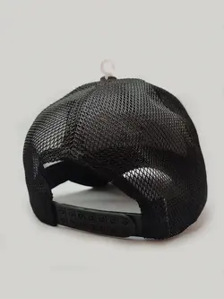 کلاه کپ پشت تور مشکی مدل بابونه کد 2520