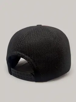 کلاه کپ مشکی و زرشکی طرح گاو Chicago Bulls کد 7750