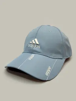 کلاه کپ کتان adidas آبی آسمانی کد 6111