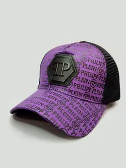 کلاه کپ پشت تور فلیپ پلین qp اورجینال بنفش کد 8856