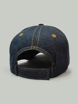 کلاه کپ جین سرمه ای طرح مریم مقدس کد 2752