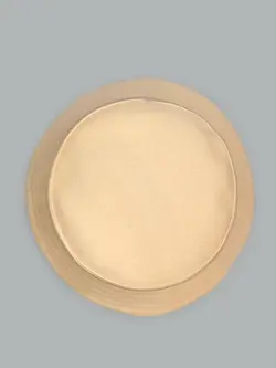 کلاه باکت رنگ کرم طرح چشم کد 3086