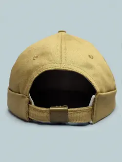 کلاه لئونی کتان کرم مدل Nike کد 9052