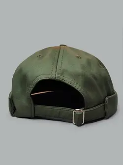 کلاه لئونی کتان سبز ارتشی مدل LA کد 7222