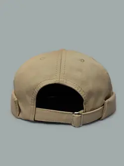 کلاه لئونی کتان کرم مدل جردن کد 9202