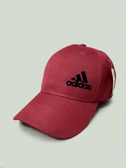 کلاه کپ کتان زرشکی مدل آدیداس Adidas کد 5740