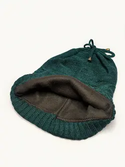 کلاه بافتنی شیطونی سبز Abercrombie تو کرکی کد 4965