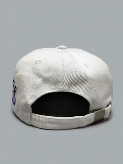 کلاه کپ کتان یانکیز سفید پشت سگکی کد 8688