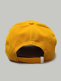 کلاه کپ مخمل عسلی ساده اورجینال کد 3768