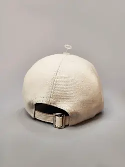 کلاه کپ No Sleep سفید زنجیردار کد 4824