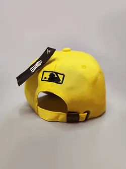 کلاه کپ NY لیمویی پشت سگکی کد 7511