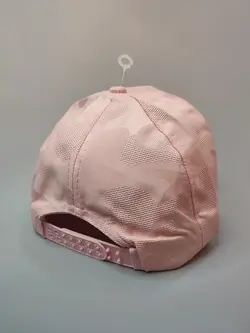 کلاه NY چریکی صورتی نگین دار کد 6366