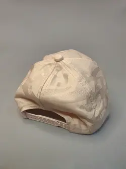 کلاه چریکی کرم NY نگین دار کد 6254