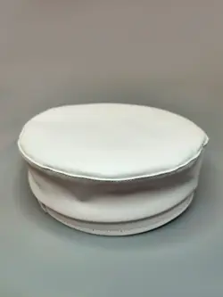 کلاه کارتیر چرم سفید کد 8761