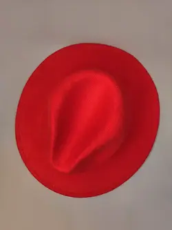 کلاه خاخامی اورجینال رنگ قرمز کد 9852