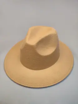 کلاه خاخامی اورجینال رنگ کرم کد 3539